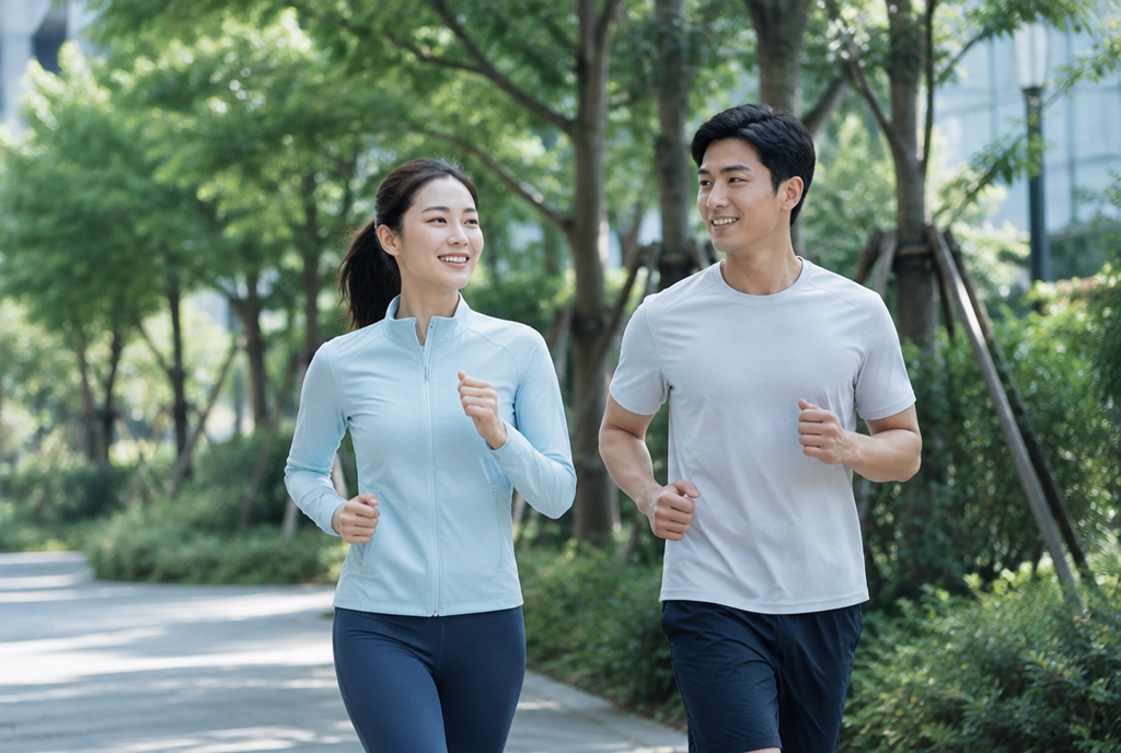 Healthy 패키지의 건강관리 관련 라이프스타일 이미지